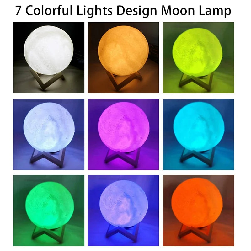 Moon desktop light