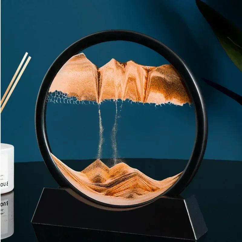 3D moving sand art