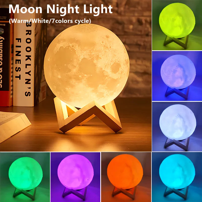 Moon desktop light